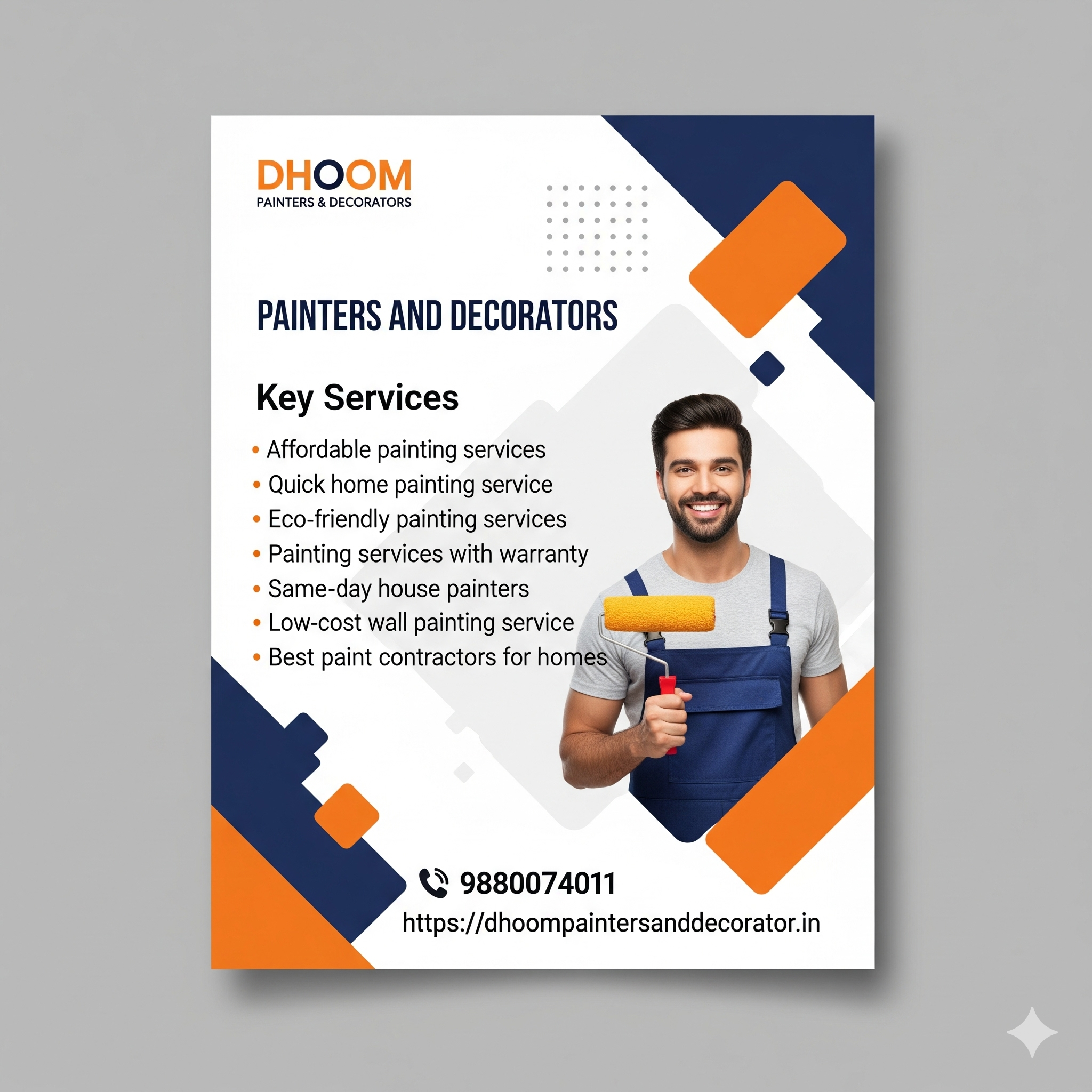 Free site visit house painting services near me