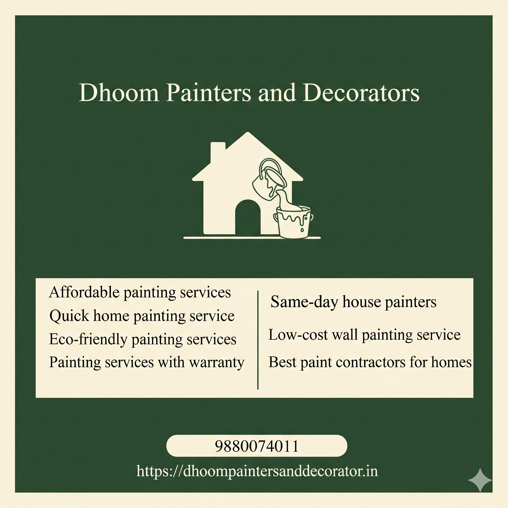 dhoom painters and decorator